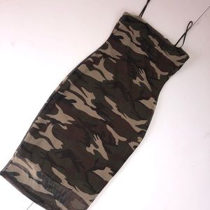 Fashion Nova Camo Dress